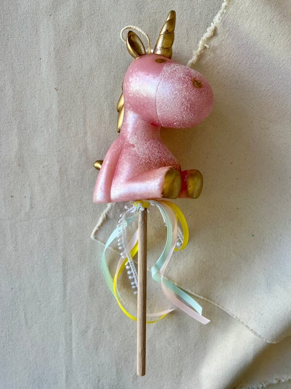 Handmade 3D Unicorn Λαμπάδα - Pink