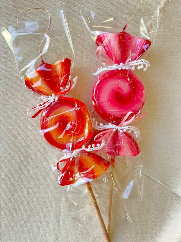 Handmade 3D Candy Λαμπάδα - Fuschia