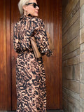 Leopard Renzo Skirt in Mocca
