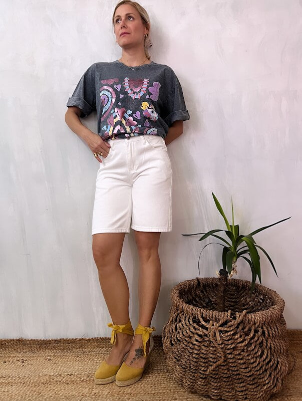 Denim Vermouda - White