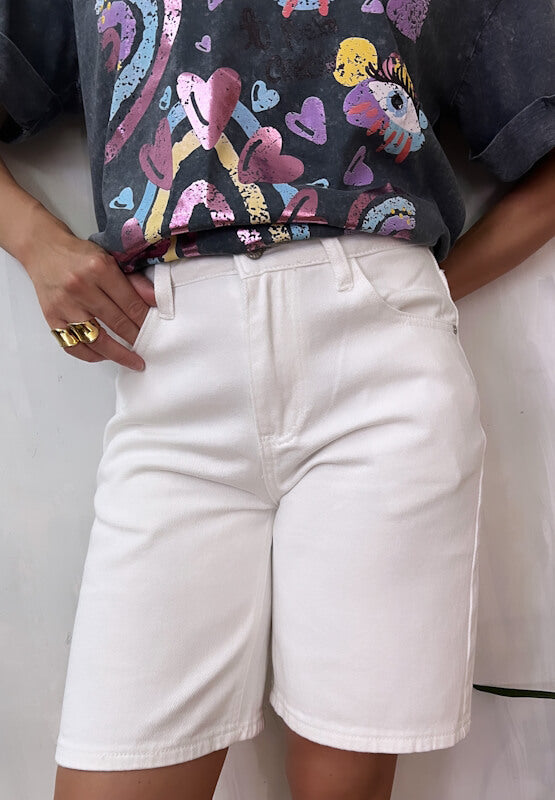 Denim Vermouda - White