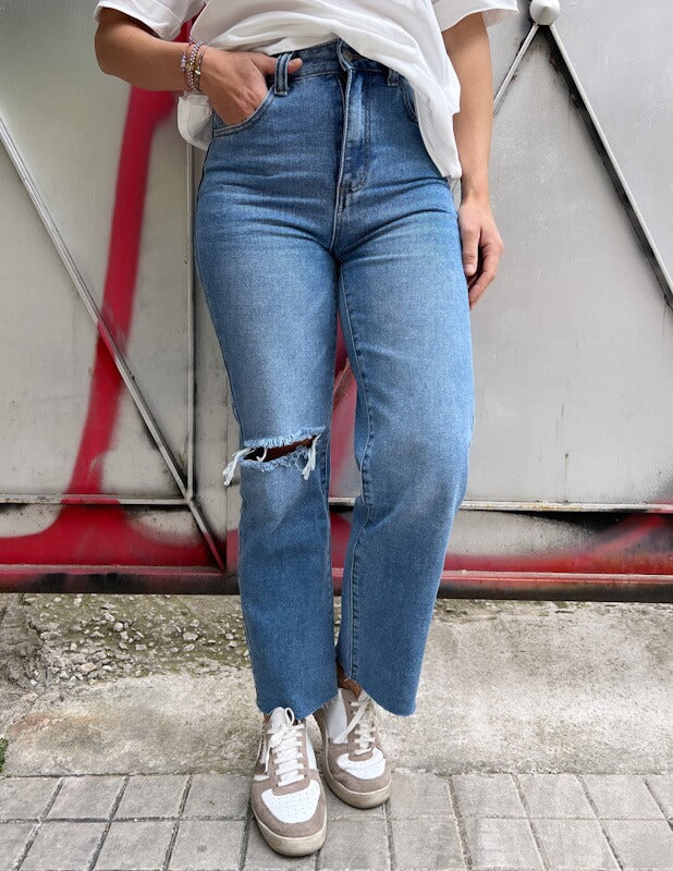 High waist Jeans - Denim