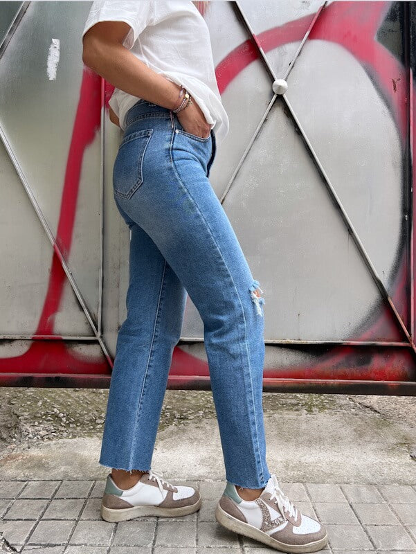 High waist Jeans - Denim