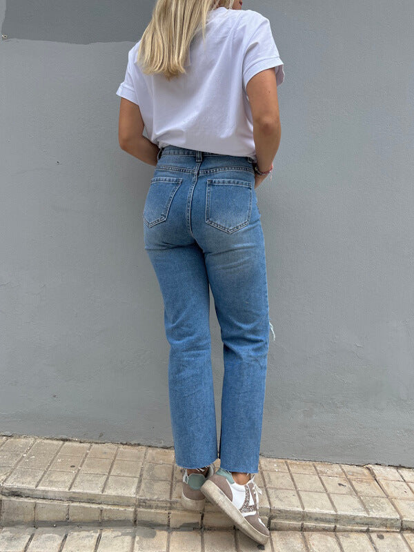 High waist Jeans - Denim