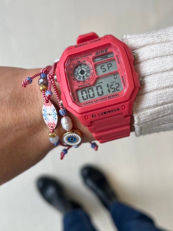 Digital Watch Dime – Sky