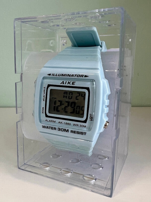 Digital Watch Retro – Aqua