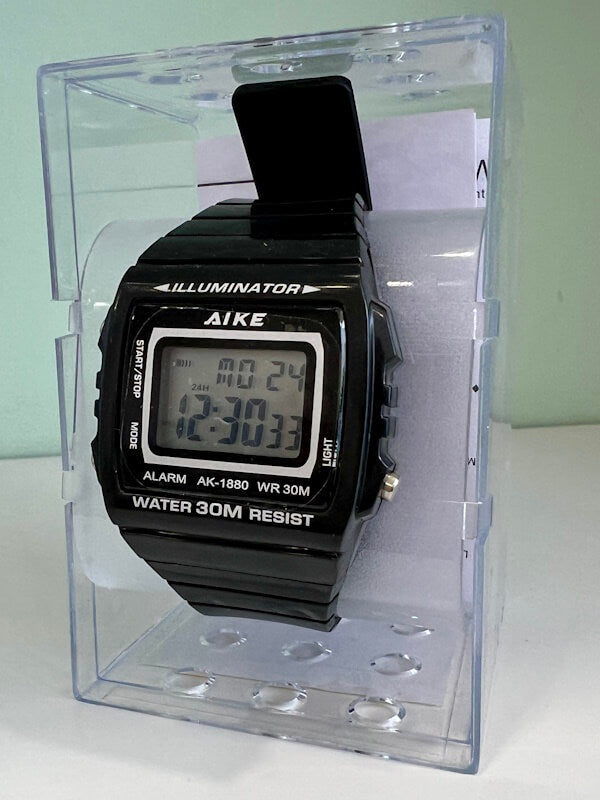 Digital Watch Retro – Black