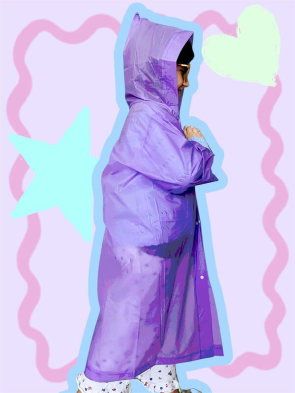 H&F Αδιάβροχο Rain Cover Purple