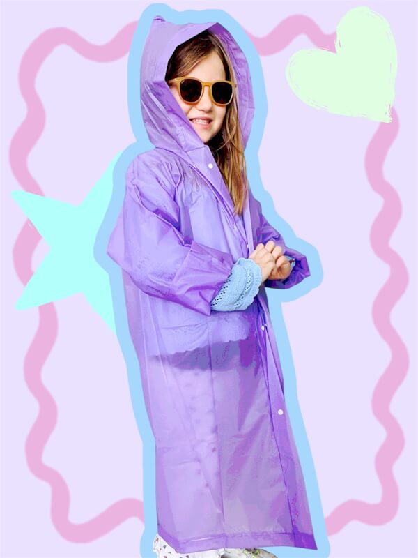 H&F Αδιάβροχο Rain Cover Purple