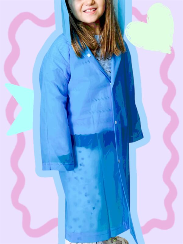 H&F Αδιάβροχο Rain Cover Blue