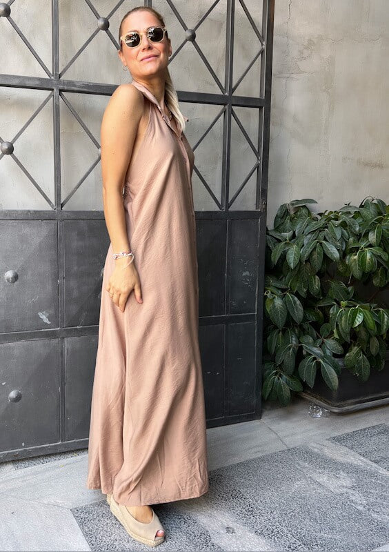 Nali Shirt Dress in Mocca
