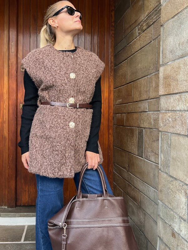 Valley Vest in Coffee