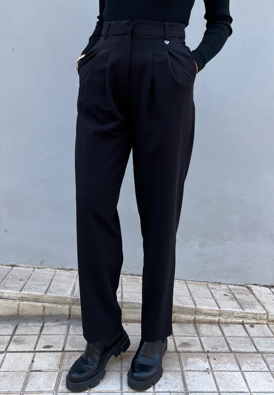 Desiree - High Pants in Black