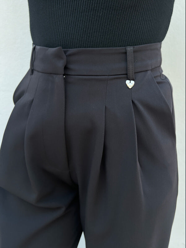 Desiree - High Pants in Black