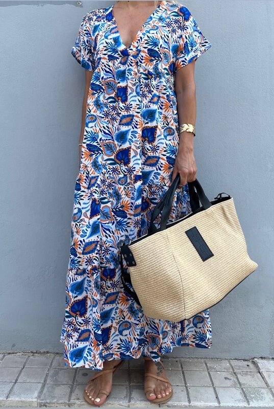 Elena Athanasiou Classy Shopper Vegan Straw Beige