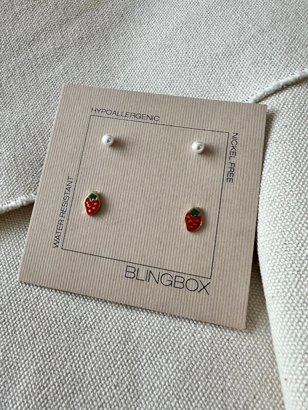 Combo Earrings - Mini Strawberries