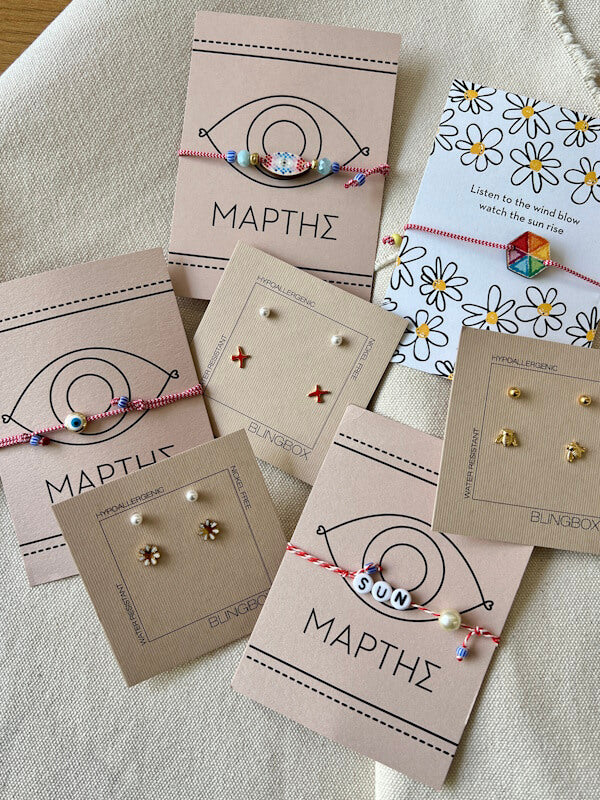 Combo Earrings - Mini Strawberries