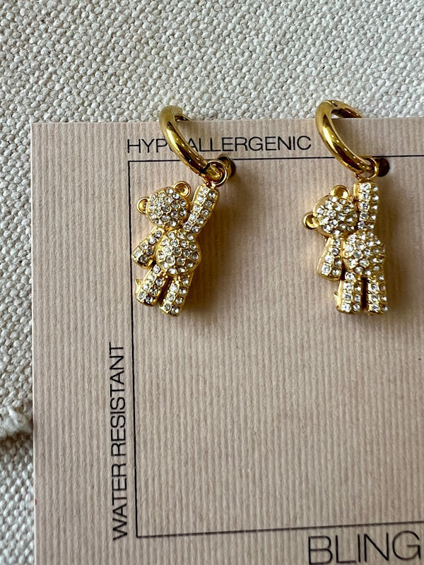 Crystal Teddy - Gold