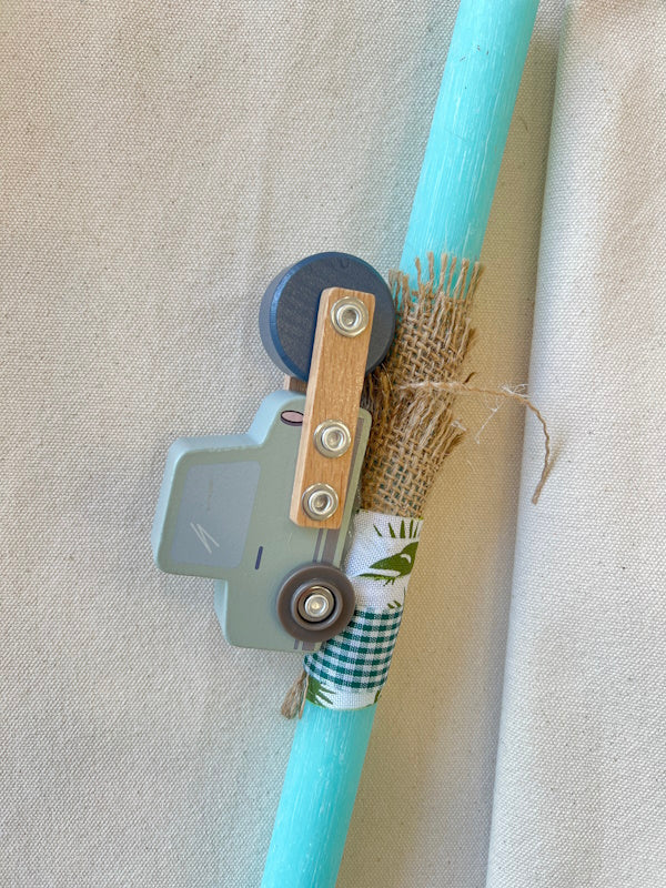 Littles Studio - Λαμπάδα Wooden Car Mint