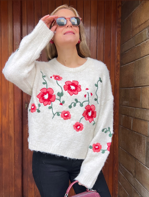 Rosa Flora Knit