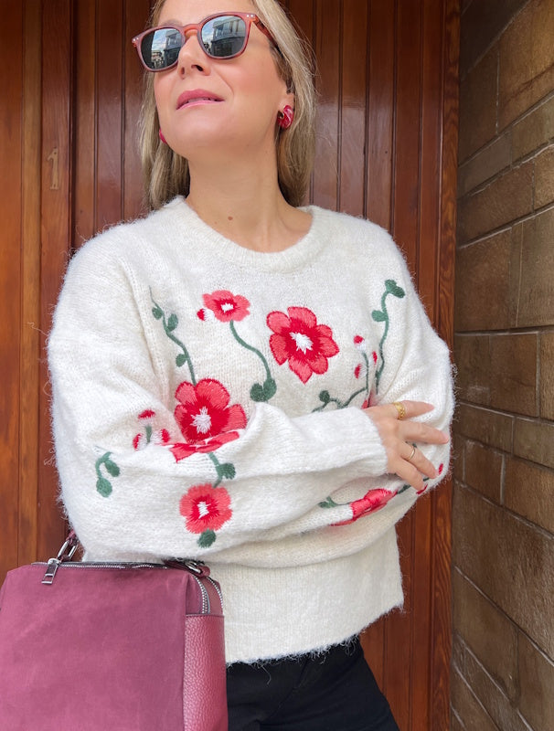 Rosa Flora Knit