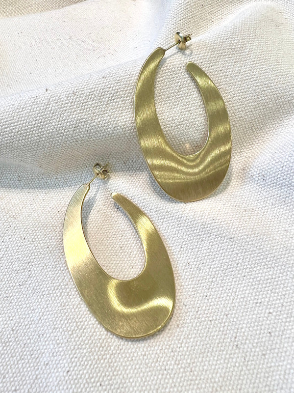 Lava Earrings in Gold