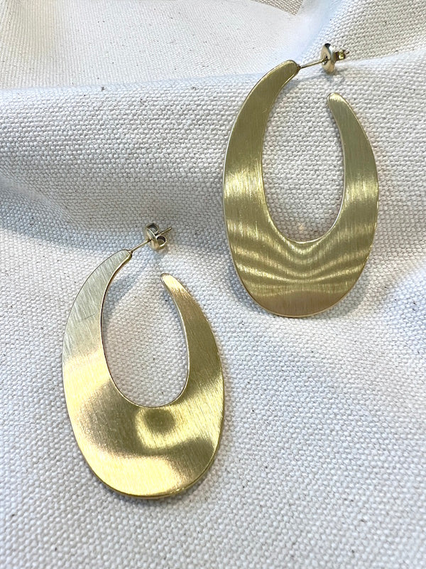 Lava Earrings in Gold