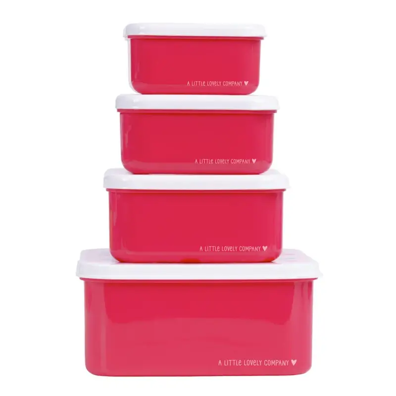 A Little Lovely Company - 4 Lunch & Snack Boxes Cherries