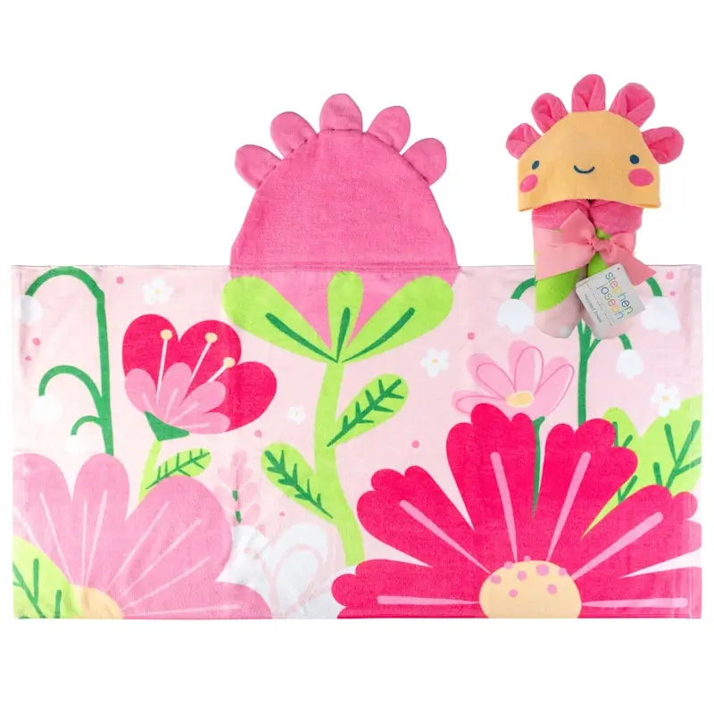 Stephen Joseph Πετσέτα με κουκούλα Flower