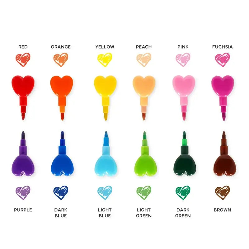 Legami Limited Edition 2 in 1 Heart lighters