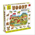 Ludattica Woody Story Puzzle - Ζώα της Φάρμας