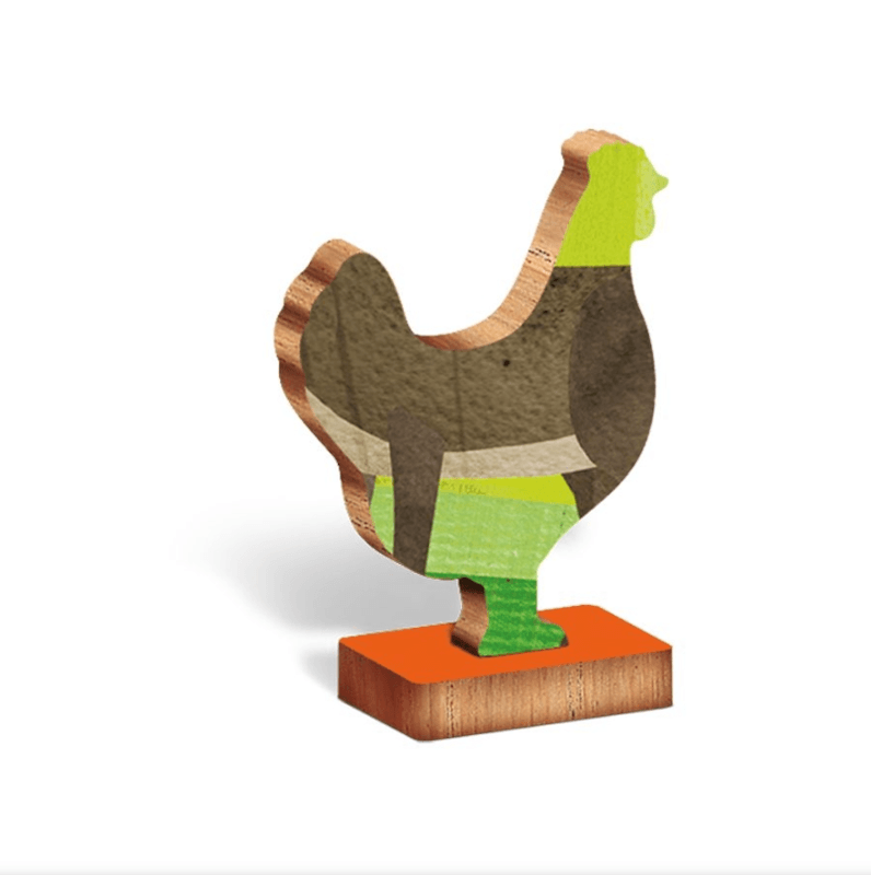 Ludattica Woody Story Puzzle - Ζώα της Φάρμας