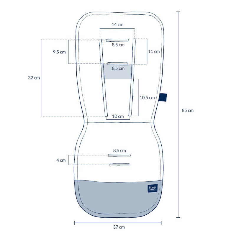 La Millou Organic Προστατευτικό Καροτσιού Baby Bear (5 σημείων)