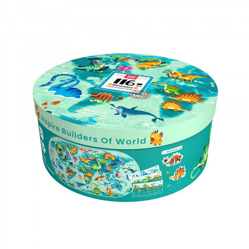 Toi World Puzzle Dinosaurs 116 pieces