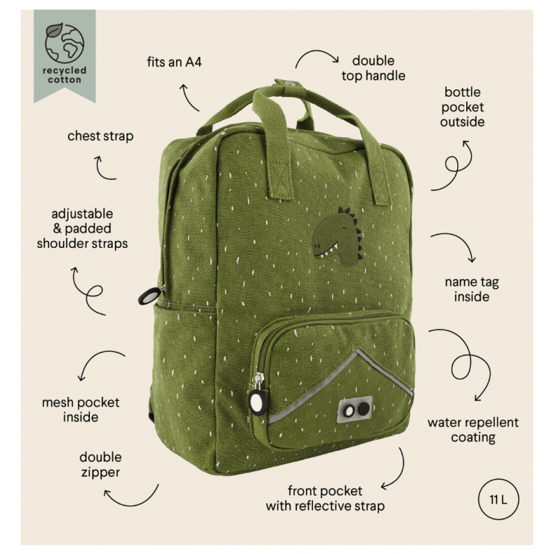 Trixie Mr. Dino Large Backpack