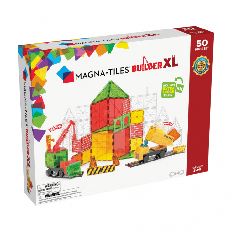 Μαγνητικά Πλακίδια Magna-Tiles Builder XL 50 Piece Set