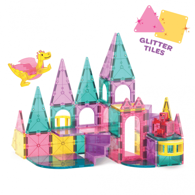 Μαγνητικά Πλακίδια Magna-Tiles Castle DLX 48 Piece Set