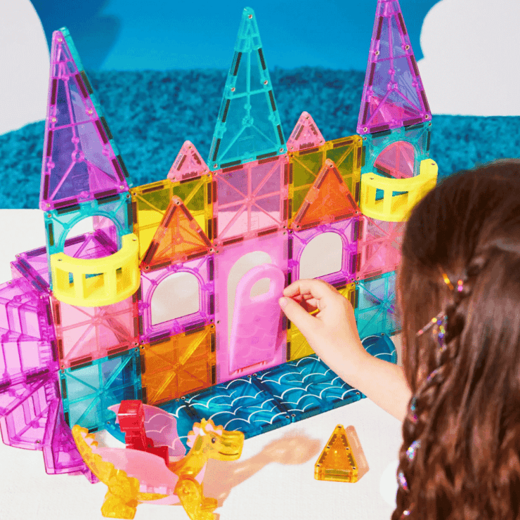 Μαγνητικά Πλακίδια Magna-Tiles Castle DLX 48 Piece Set