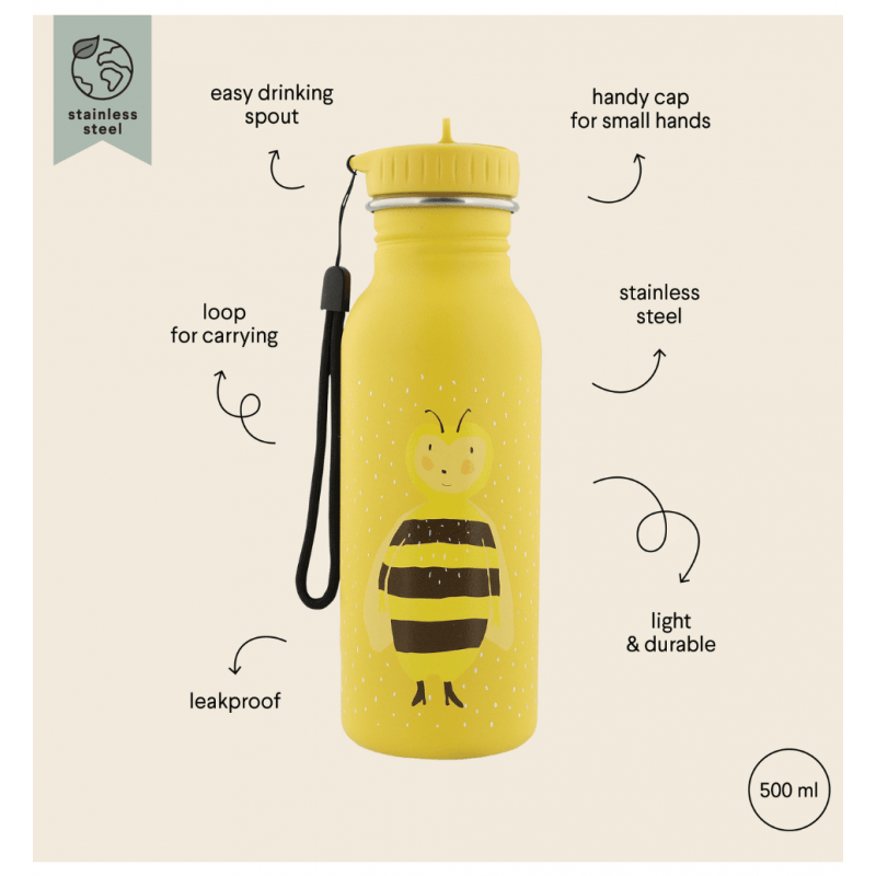 Trixie Aνοξείδωτο Παγούρι - Mrs Bumblebee 500ml
