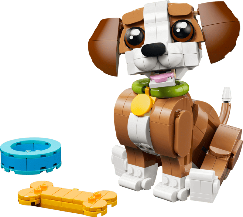 The Lego® Creator 3in1 Cute Animals: Playful Puppy Dog