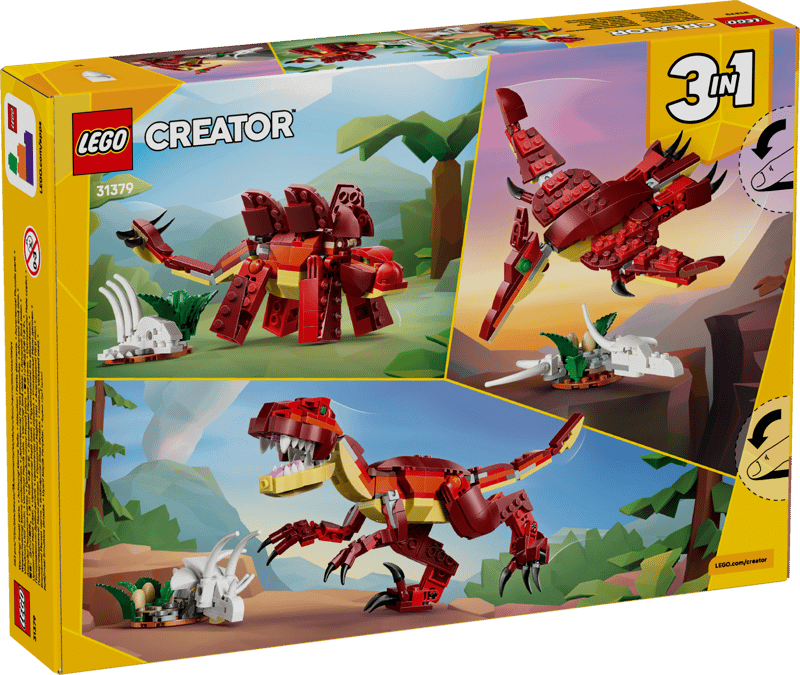 The Lego® Creator 3in1 Fierce Dinosaur