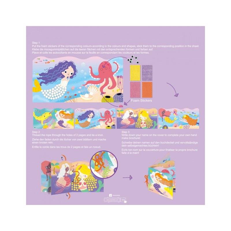 Avenir Create my First Story Book - Mermaids
