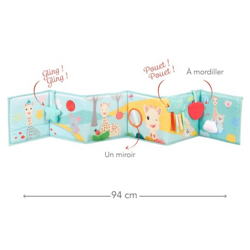 Sophie la Girafe Αναδιπλούμενο Βιβλιαράκι 