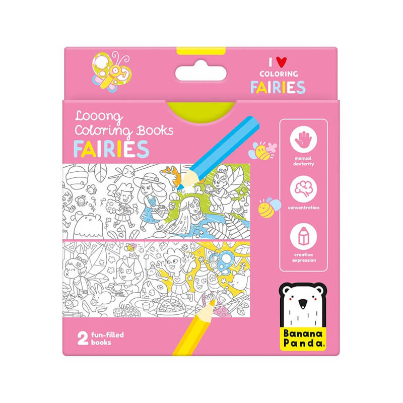 Banana Panda LOOONG COLORING BOOKS I LOVE COLORING FAIRIES