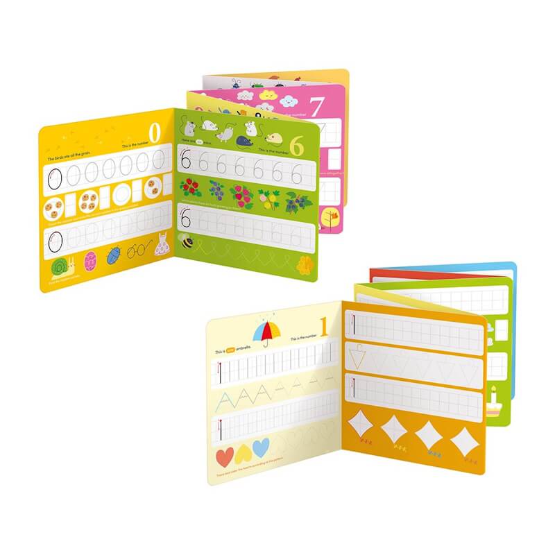 Banana Panda LOOONG COLORING BOOKS READY TO WRITE NUMBERS 5+