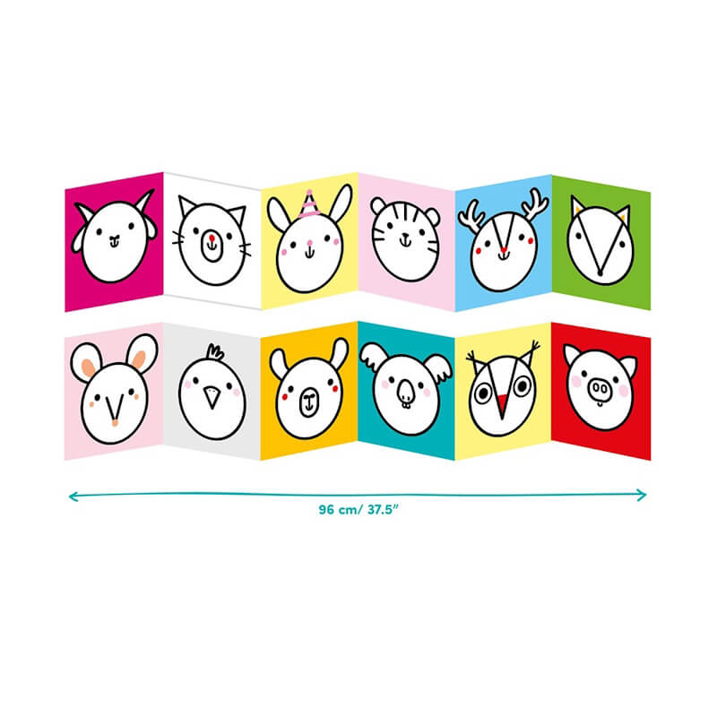 Banana Panda LOOONG COLORING BOOKS THE WRITE GRIP COLORS 18M+