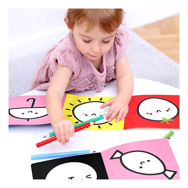 Banana Panda LOOONG COLORING BOOKS THE WRITE GRIP COLORS 18M+