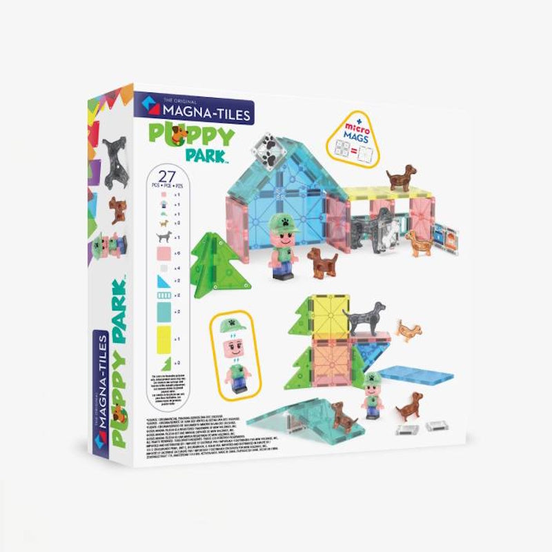 Magna-Tiles Μαγνητικό Παιχνίδι 27 κομματιών Puppy Park