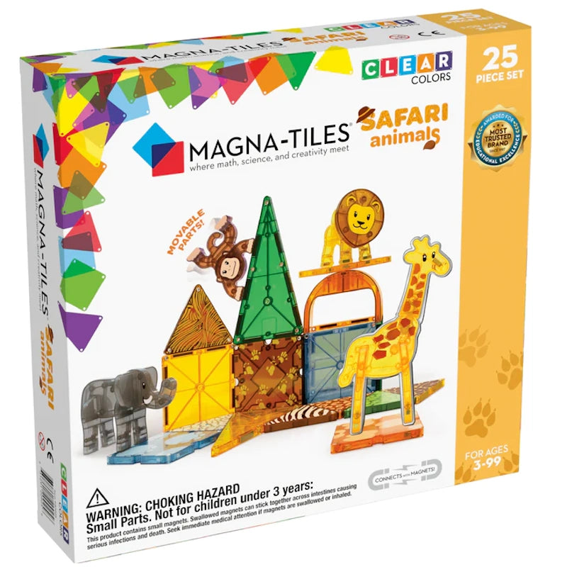 Μαγνητικά Πλακίδια Magna-Tiles Safari Animals 25τμχ