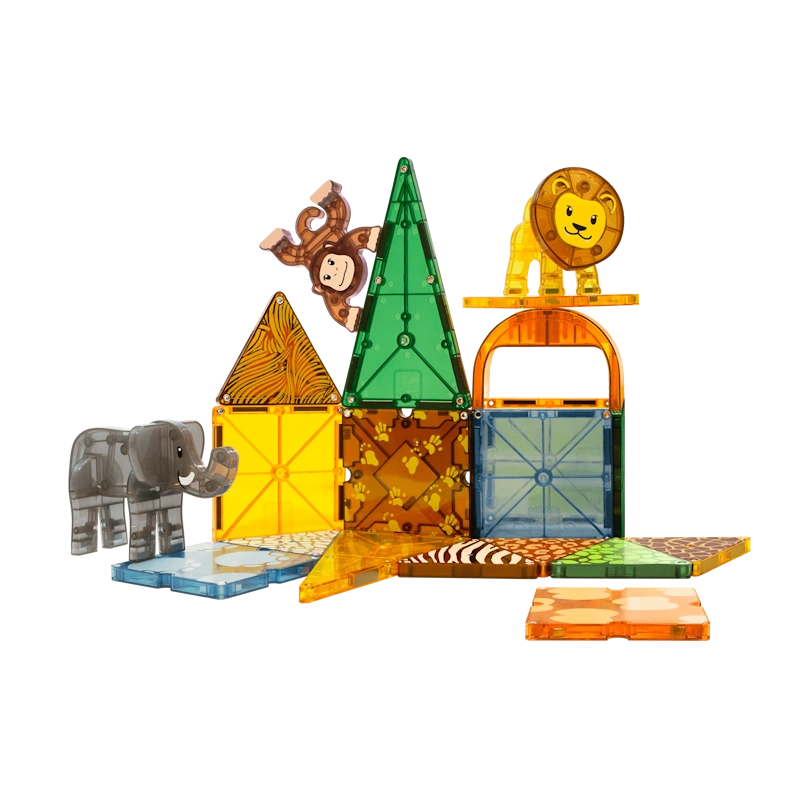 Μαγνητικά Πλακίδια Magna-Tiles Safari Animals 25τμχ